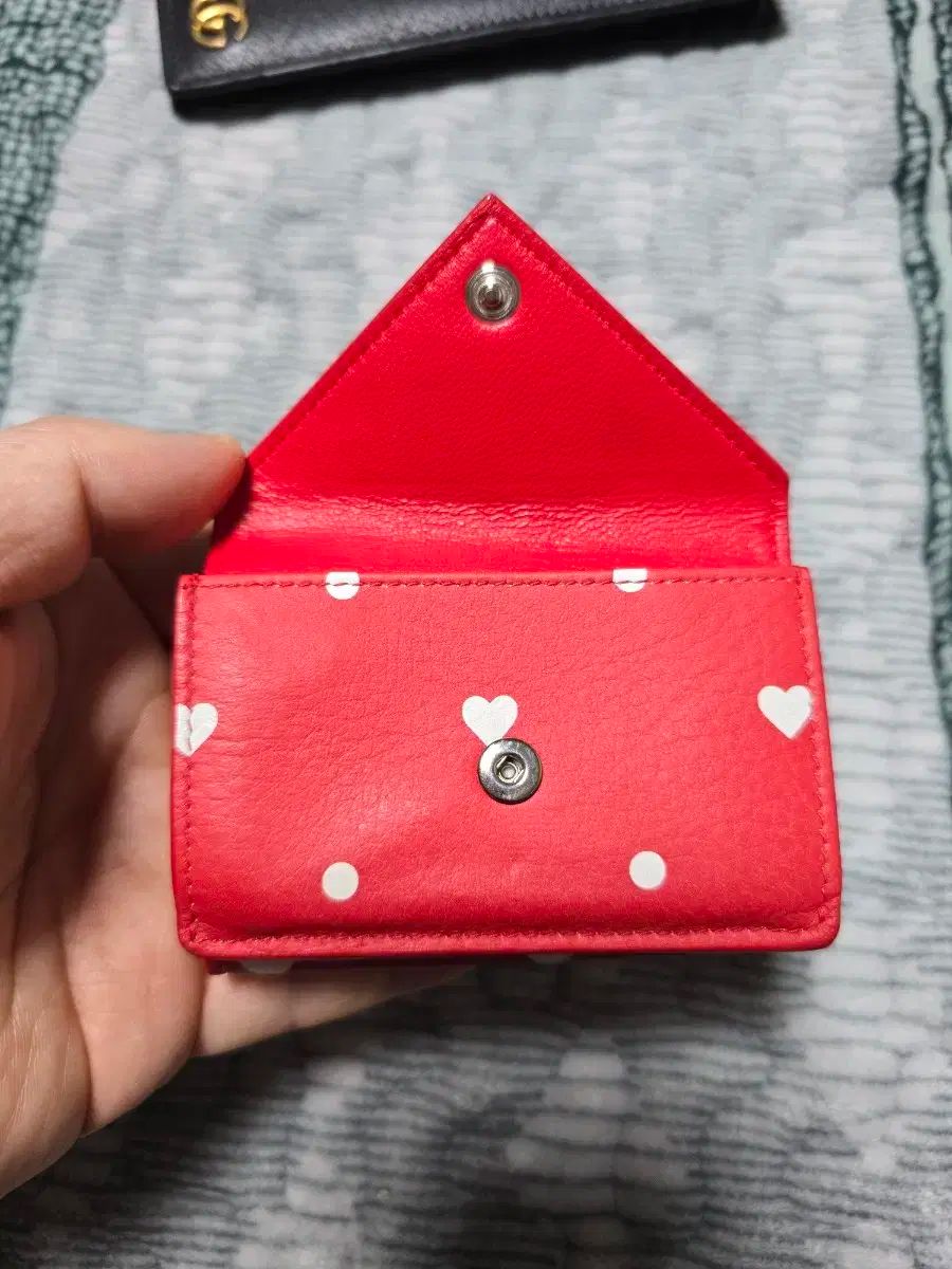 バレンシアガ ペーパー ルージュ ハート 二つ折り財布