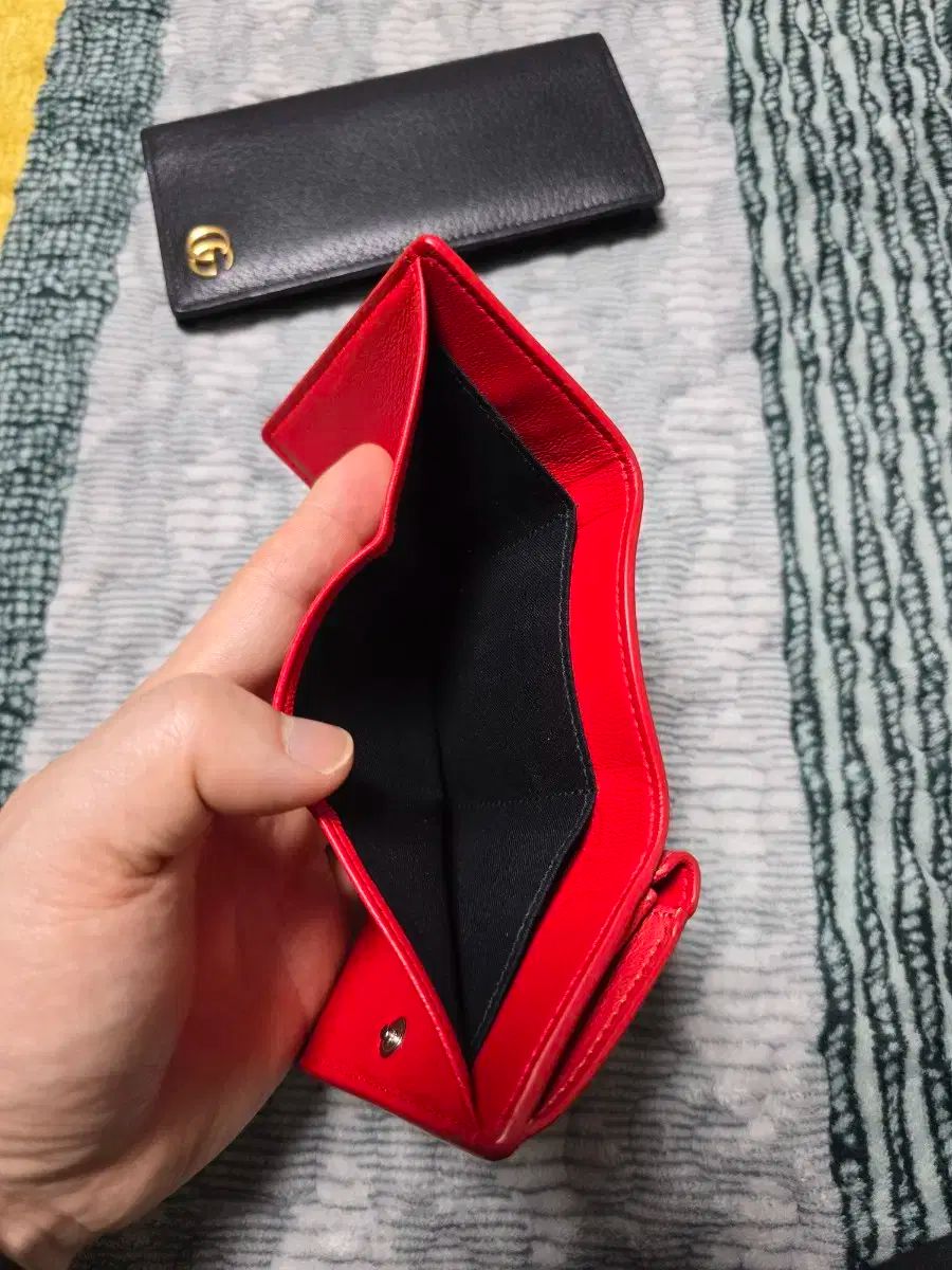 ハート 二つ折り財布