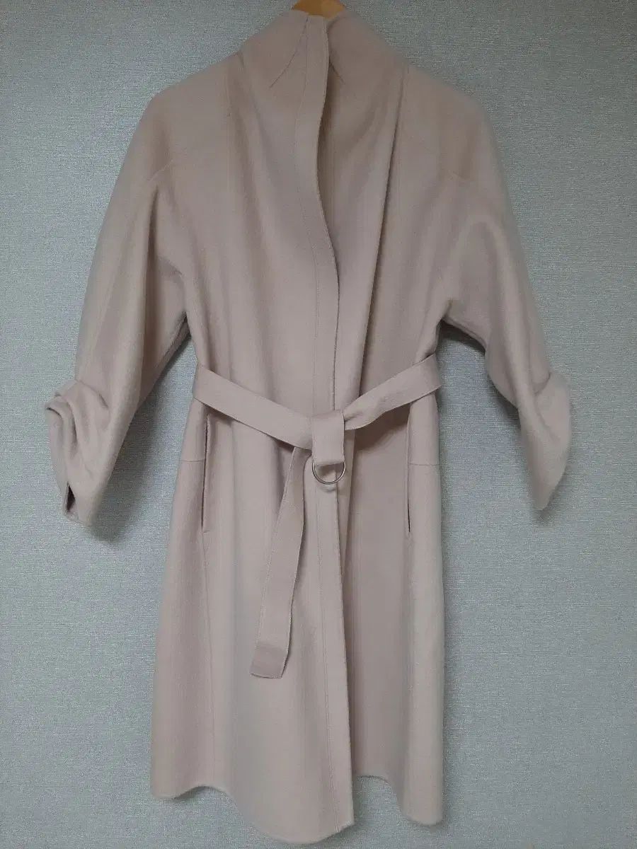 TIME ウールカシミア ベルト付き ロングコート