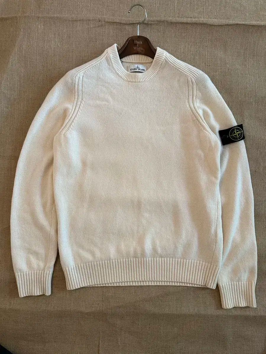 ストーンアイランド アイボリー ニット L 100 105