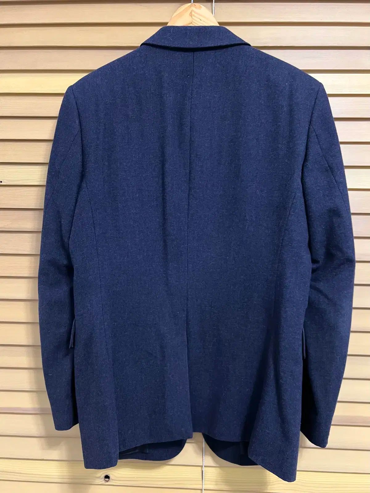カルバン クライン メンズ ネイビー ウールジャケット S