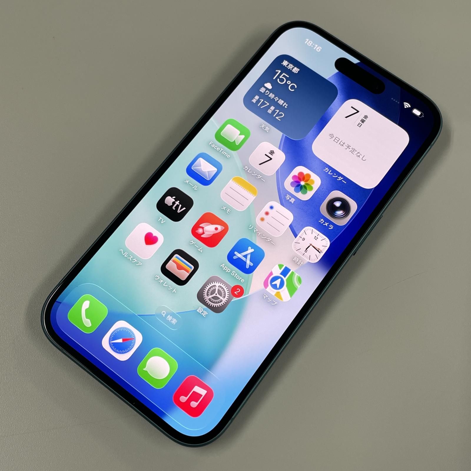 docomo iPhone 16 128GB ティール