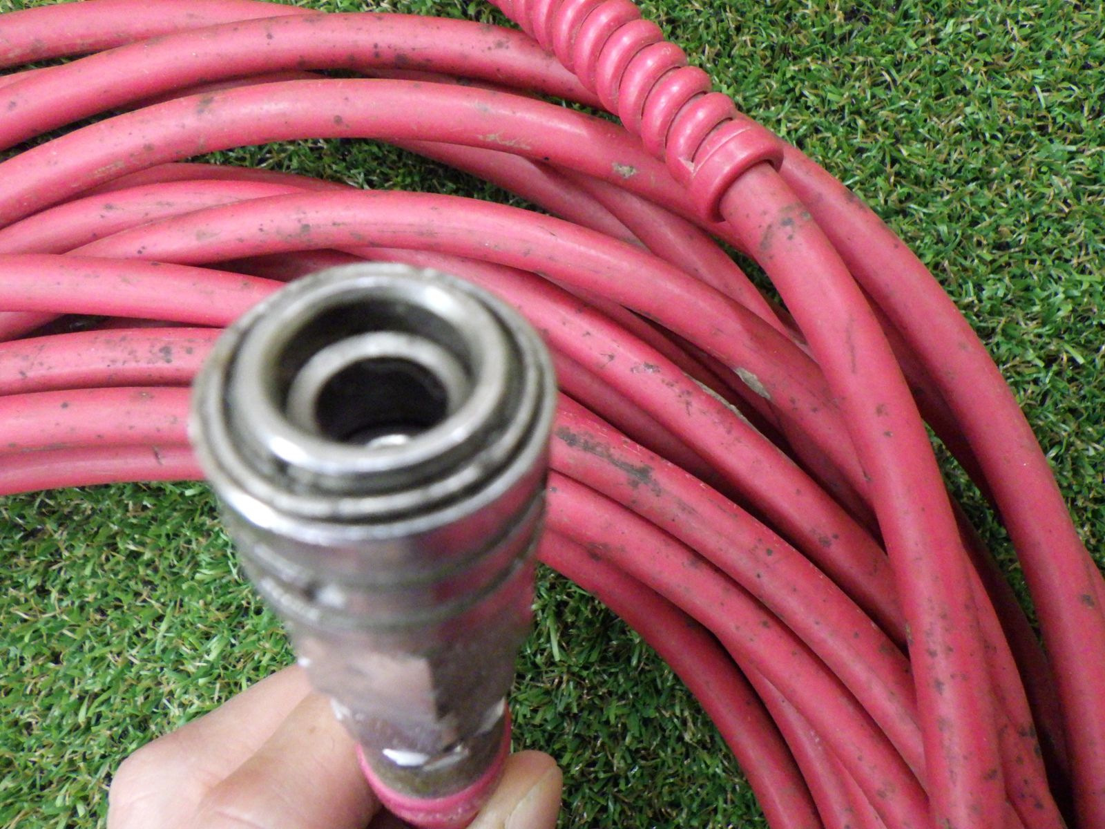 高圧ホース 約15m 高圧 大工道具 エア工具 品