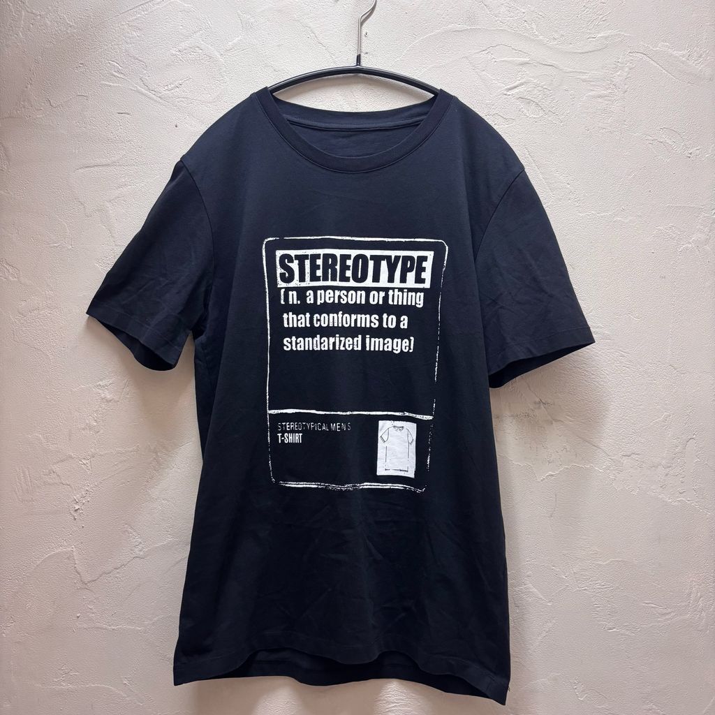 Maison Margiela メゾンマルジェラ 18AW STEREOTYPE T-SHIRTS Tシャツ S50GC0515 S23182 ブラック size 44 代官山A11