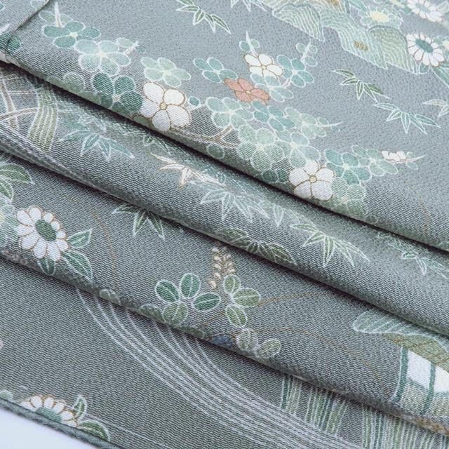 Y3682◇美品未着用 正絹 仕付け糸付 手縫い仕立て 付下げ 着物 百華❀Y3867◇正絹 仕付け糸付 手縫い仕立て 付下げ 着物 - メルカリ