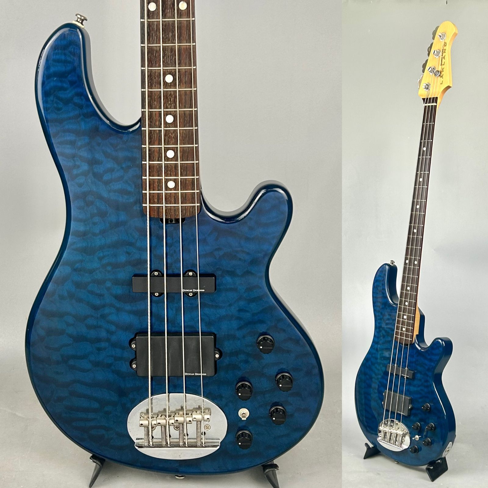 Lakland SK-5DX Skyline Japan Series Blue Translucent 2014 Korea