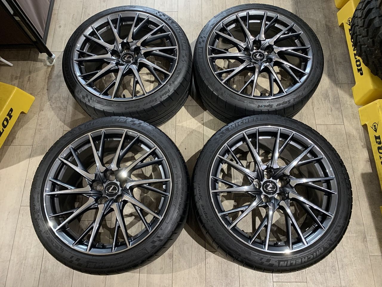 2510051 レクサス RC F BBS ホイール 19インチ 9 J 50 10 41 PCD 114 3 5 H Pilot Super Sport 255 35 R 19 275 2014年