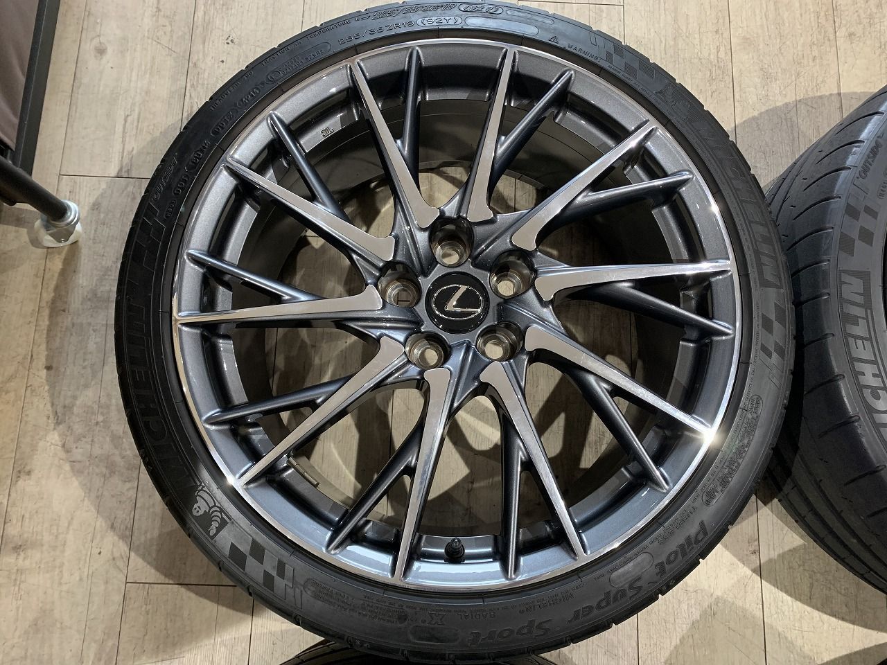 2510051 レクサス RC F BBS ホイール 19インチ 9 J 50 10 41 PCD 114 3 5 H Pilot Super Sport 255 35 R 19 275 2014年
