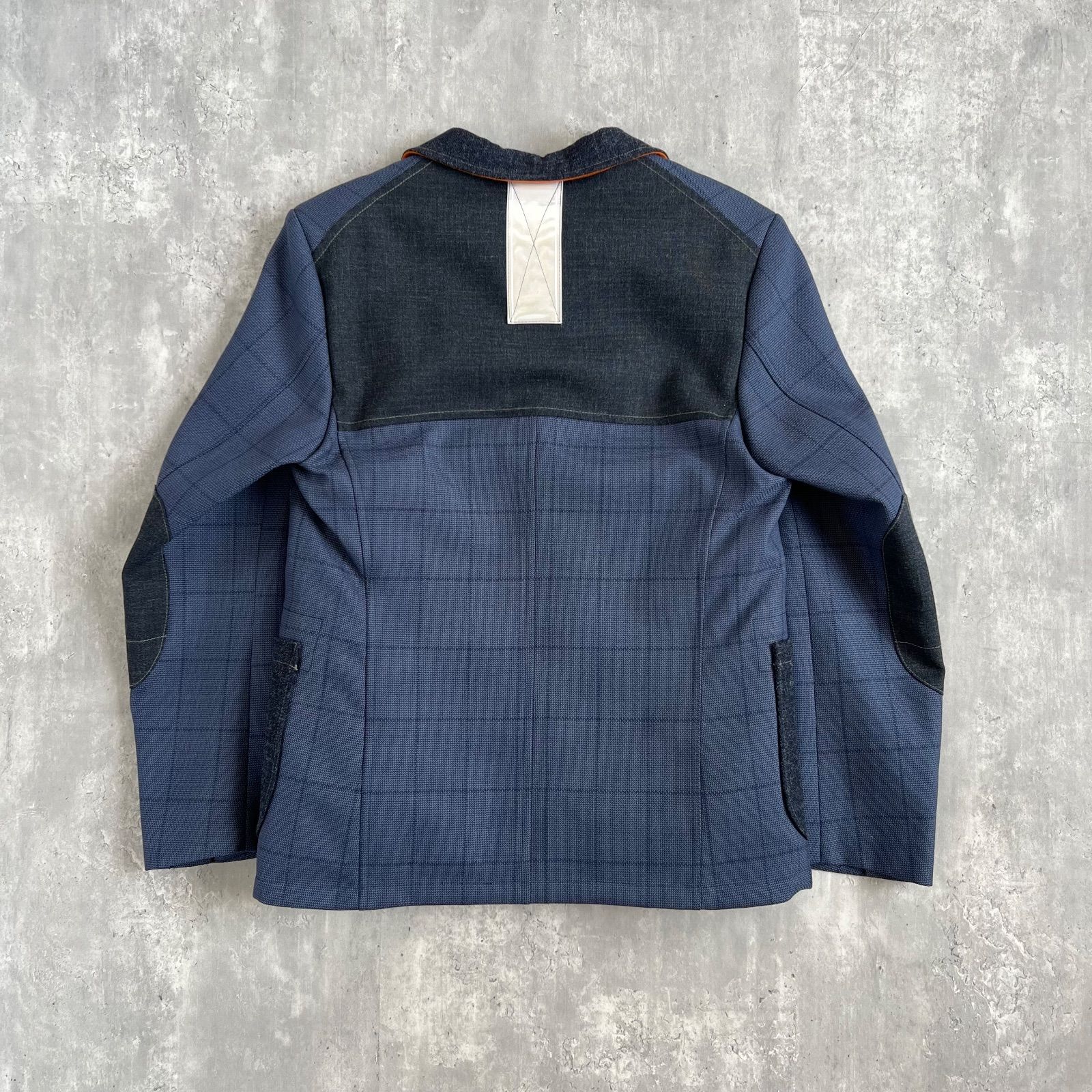 【美品】  JUNYAWATANABE COMMEdesGARCONS MAN / ジュンヤワタナベマン | 2004AW | ウール チェック 2B テーラードジャケット | L | グリーン | メンズ JUNYAWATANABE MAN COMME des GARCONS ジュンヤワタナベマン チェック