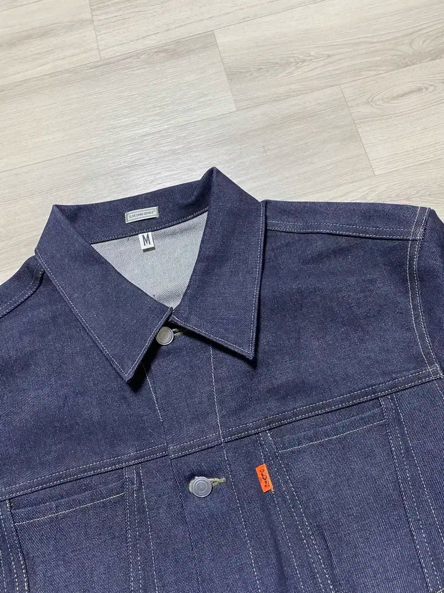 ODS OLIVE DRAB SERVICE フェイク トラッカー ジャケット Indigo Mサイズ