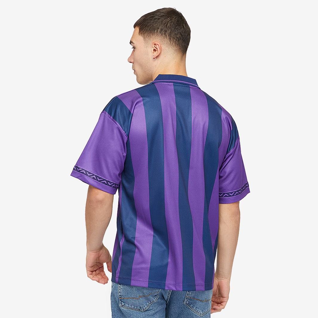 ポニー トッテナム ホットスパー 1995-97 サード シャツ サッカー 紫 パープル 紺 ネイビー モデル 日本未発売