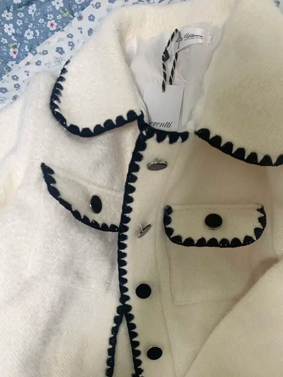 コート アイボリー ツイード ジャケット セット クリスマス 年末