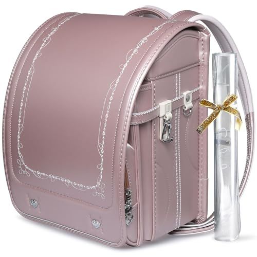 ランドセル 女の子 リボンレース 刺繍 ツヤあり パール生地 丈夫な手縫い ギフトパッケージ ワンタッチロック 9231 a 5 be