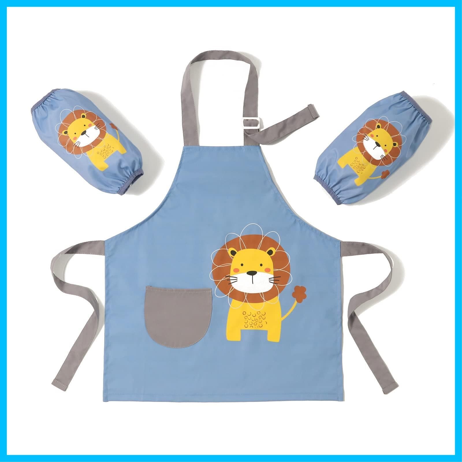 男の子女の子子供エプロン-子供趣味料理人絵画園芸焙煎ポリエステルエプロン Mani Farmer