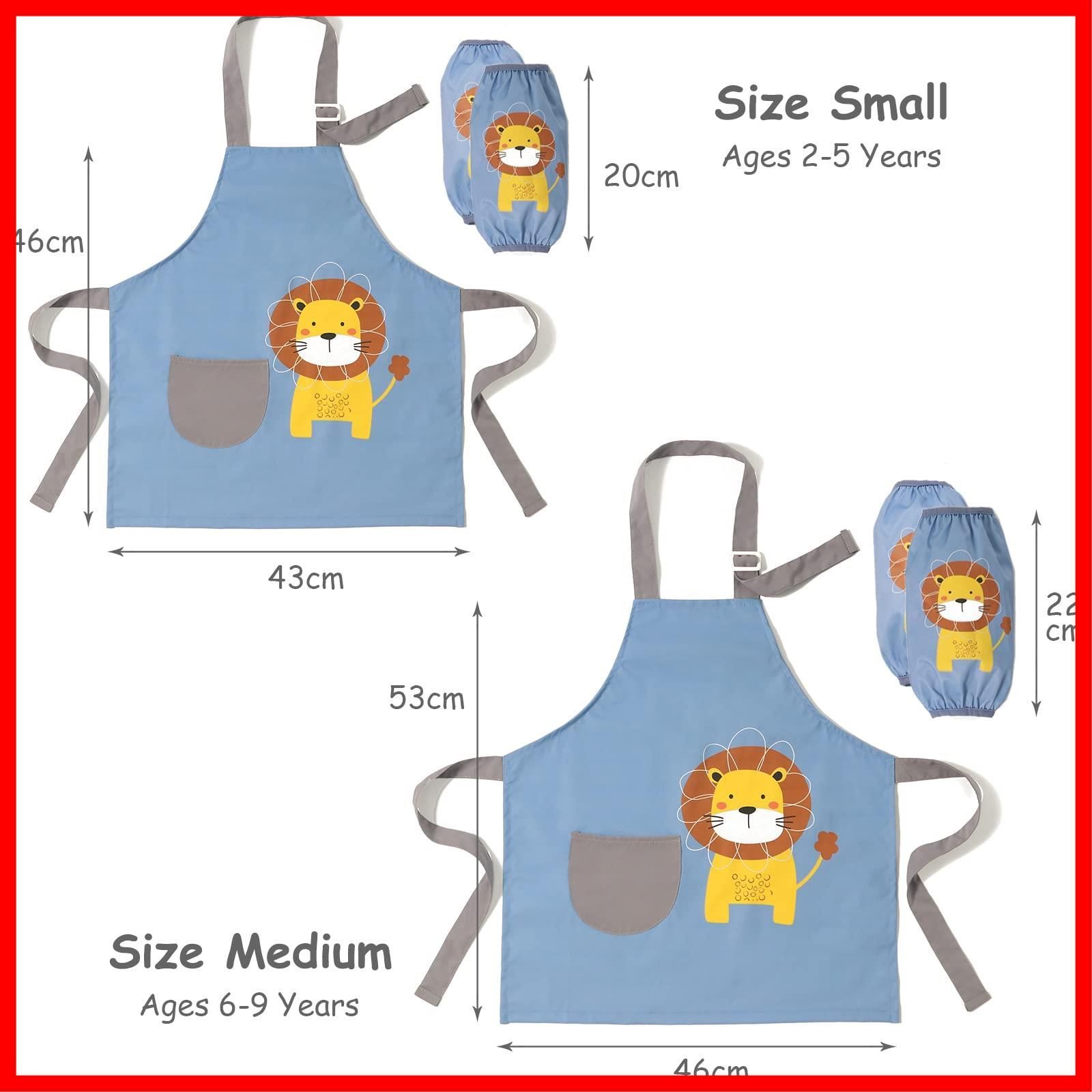 男の子女の子子供エプロン-子供趣味料理人絵画園芸焙煎ポリエステルエプロン Mani