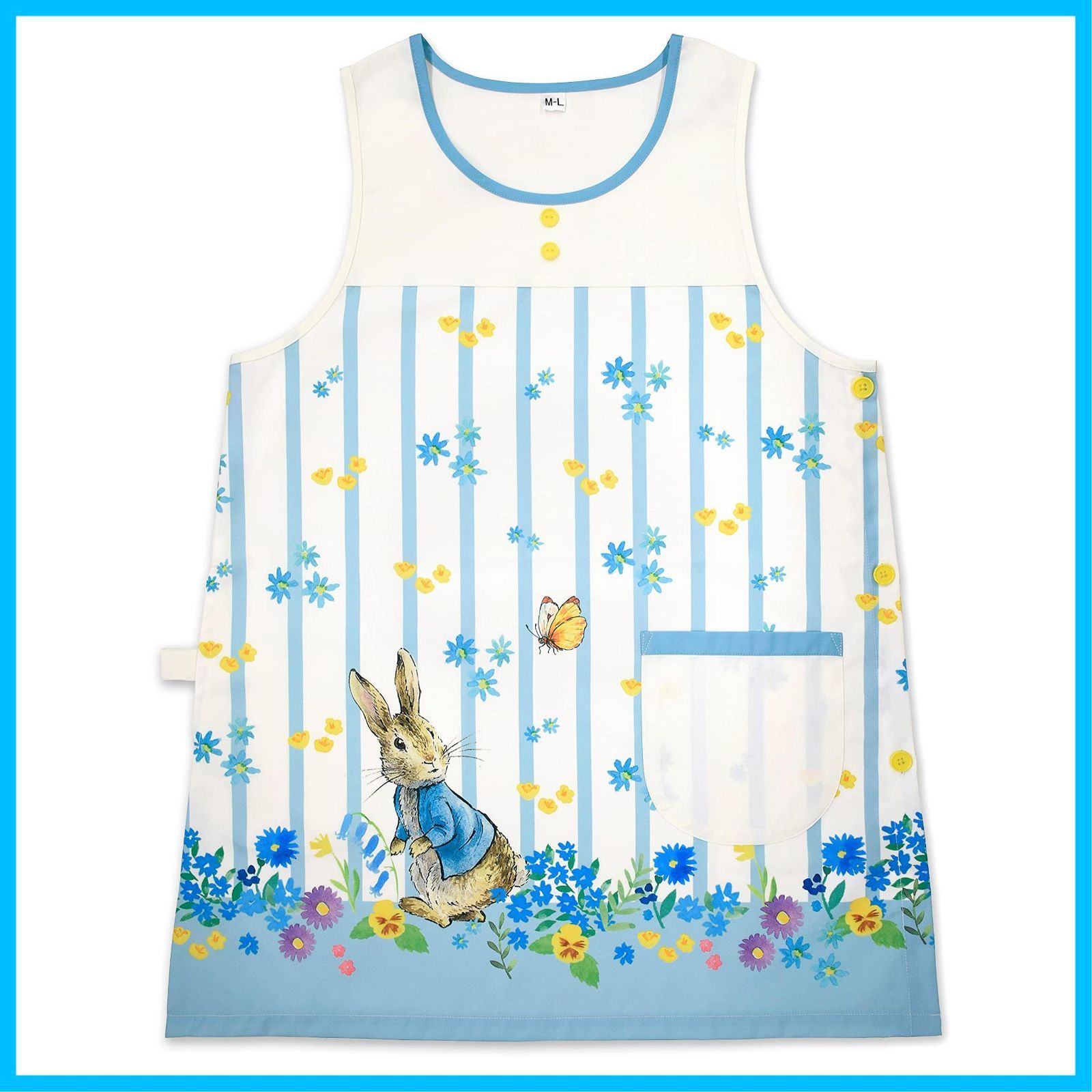 ピーターラビット エプロン ストライプ ブルー ST-IP 0002