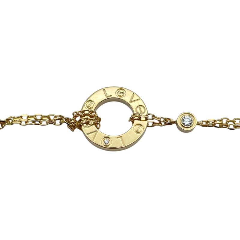 カルティエ Cartier ラブサークルブレスレット ゴールド 750 ダイヤモンド ジュエリー