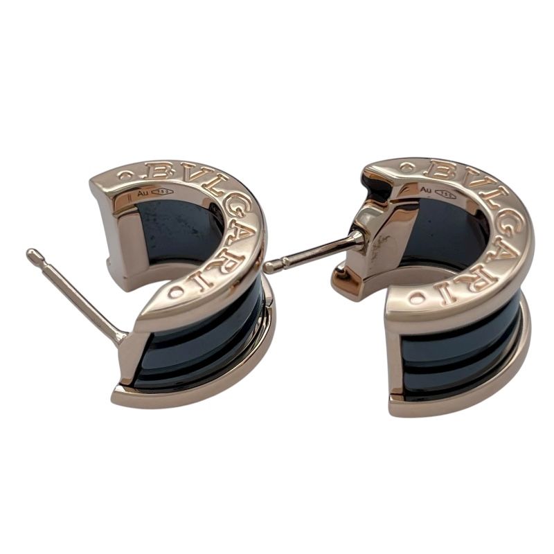 ブルガリ BVLGARI ビーゼロワンピアス ピンクゴールド Au 750 ジュエリー