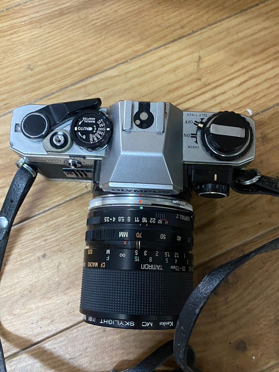 フィルムカメラ OLYMPUS OM10+35mm F2.8 我が家にフィルムカメラが