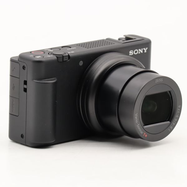SONY ソニー コンパクトデジタルカメラ VLOGCAM Vlog用カメラ ZV-1II ボディ 18-50mm F1.8-4.0 ズームレンズ ブラック ZV-1M2 B