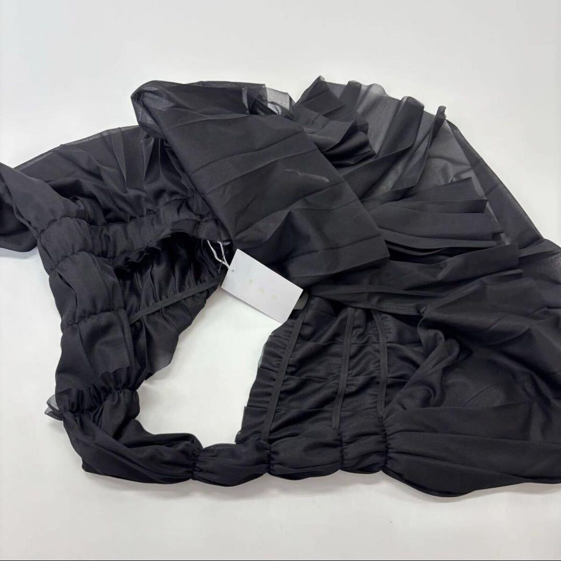  25 ss 2025 tao COMME des GARCONS タオ コム デ ギャルソン エステル トリコット ブラウス サイズ M 定価74 800円 708-0200 ノースリーブ シャツ ブラウス