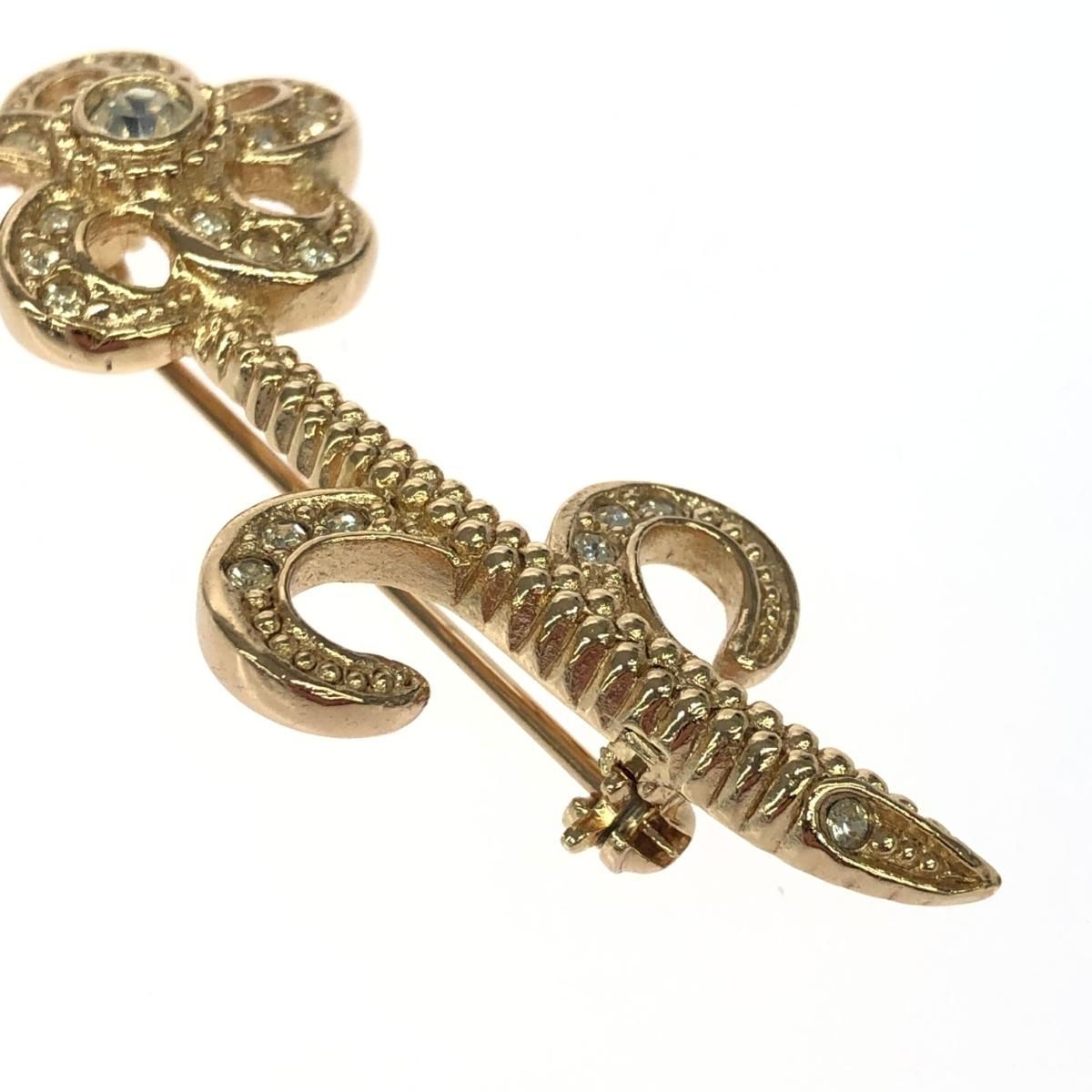 Christian Dior クリスチャンディオール ブローチ フラワーモチーフ