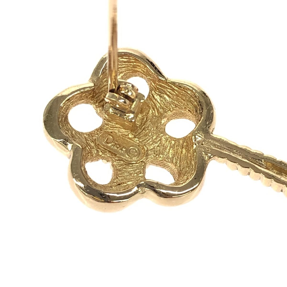 Christian Dior クリスチャンディオール ブローチ フラワーモチーフ