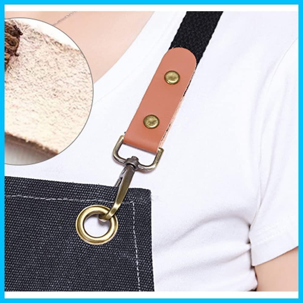 男女兼用 で厚手のキャンバスエプロン