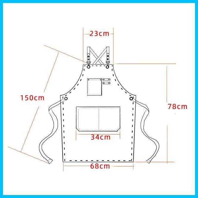 イメージアップと衣服の保護エプロン