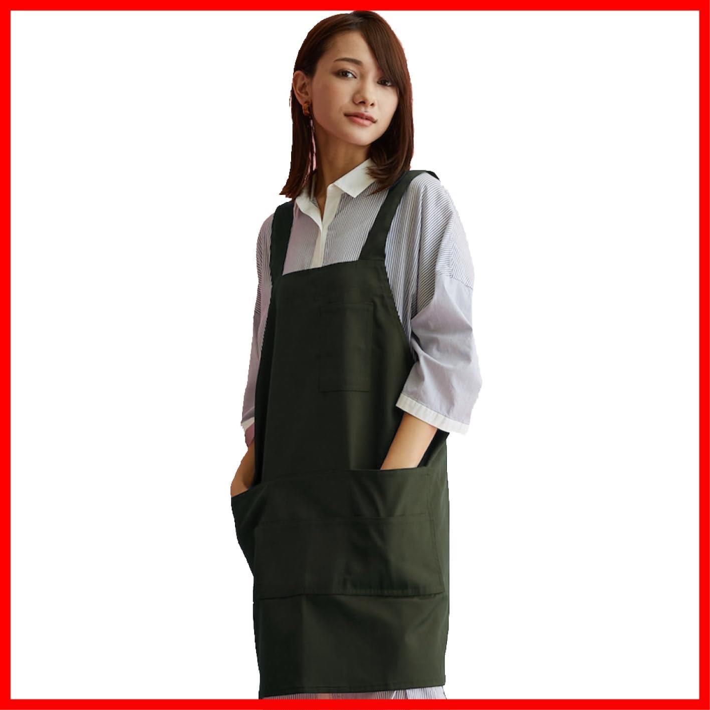 プチプラ かぶり 楽ちん ポケット ノーアイロン かわいい DIY 無地 速乾 アウトドア 介護士 キャンプ ブラック チュニック丈 作業用 h型 ショート丈 ツイル ギフト レディース おしゃれ 保育士 シワになりにくい エプロン HoowLe