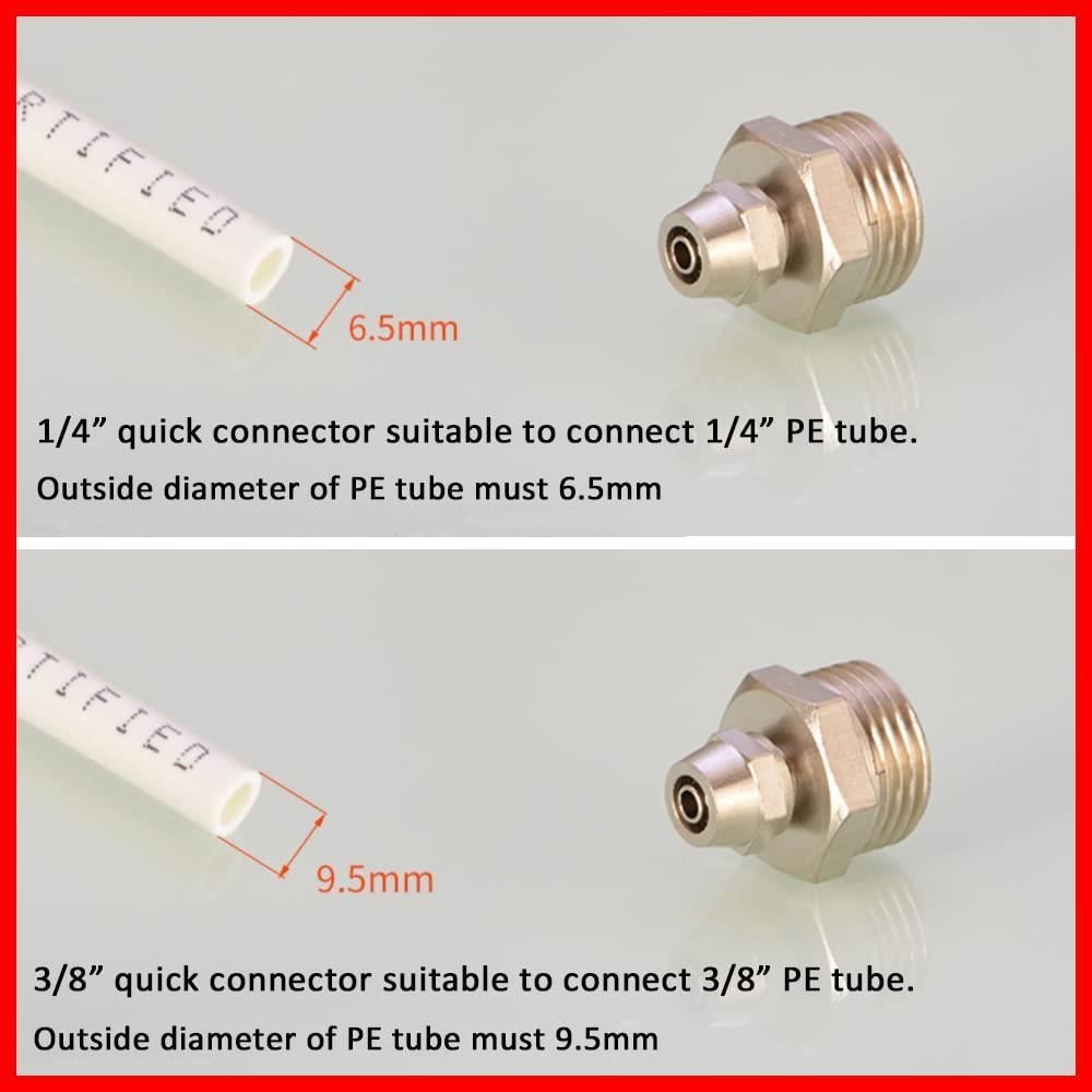 給水フィルター浄水器パイプホースフィッティングを接続するためのスレッドチューブアダプター めねじ 蛇口用真鍮浄水器アダプター G1 2 OD 3 8 WWW_OPDRERGINERDOGAN_COM