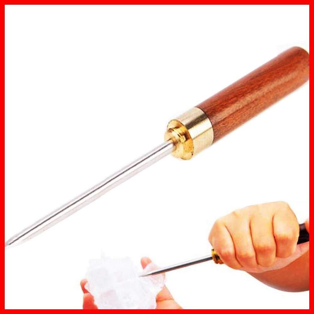 数量 アイスピック ステンレススチール 9インチ 木製ハンドル カバー付き キッチン バー バーテンダー ピクニック キャンプ レストラン用 レッドサンダルウッド WWW_OPDRERGINERDOGAN_COM