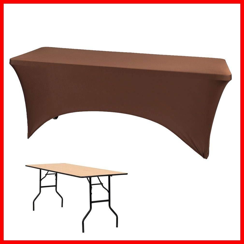 在庫 ホテル パーティー 無地 宴会 オシャレ 北欧 食卓カバー 柔らかい テーブルカバー 耐久性 テーブルクロス ブラウンS
