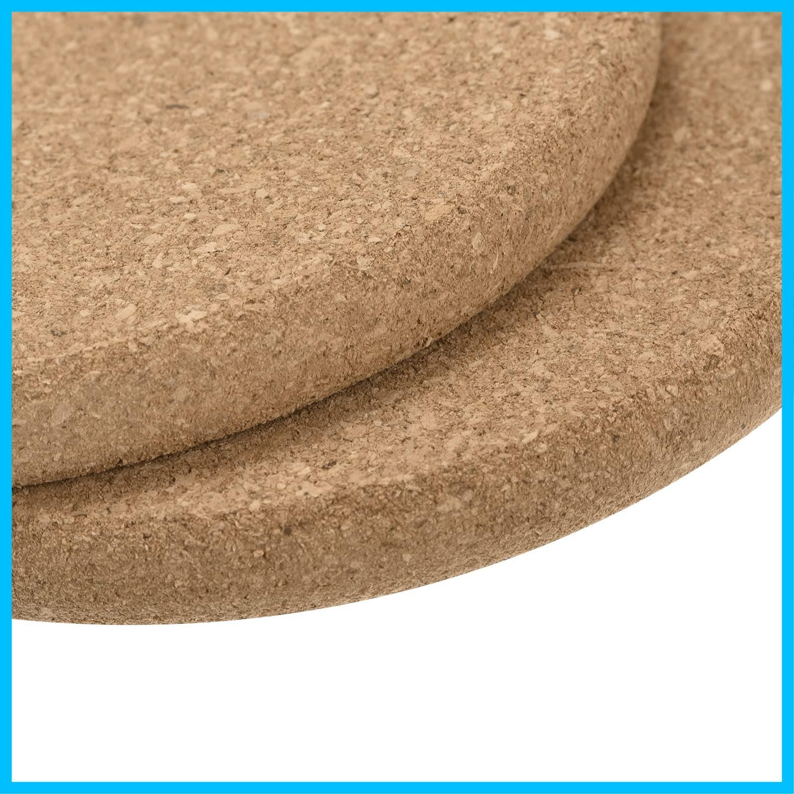 mm 厚さ10 直径100 mm コルクカップマットパッド ラウンドコースター ラウンドエッジ uxcell 2個入り