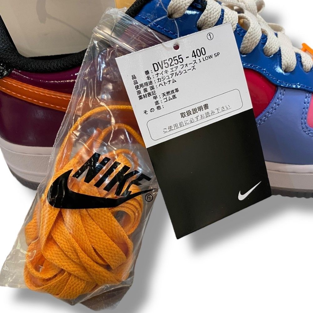27cm NIKE × UNDEFEATED AIR FORCE 1 LOW SP Total Orange DV5255-400