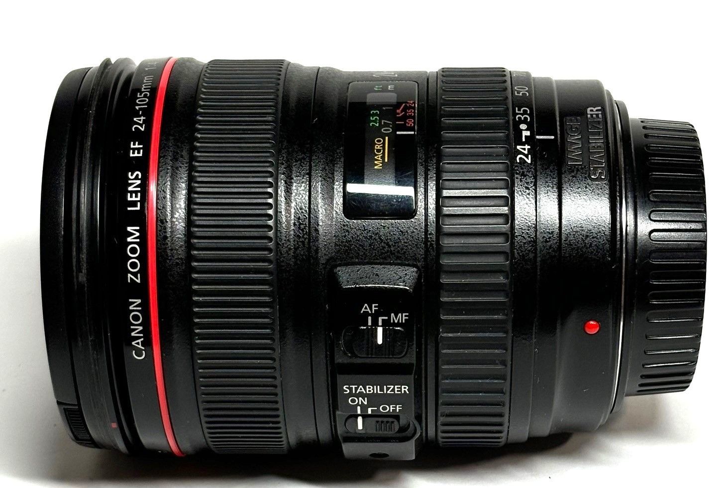  キヤノン EF 24 105 mm F 4 L IS USM マクロ Zoom Lens JUNK 外観光学 修理あるいは部品取りなどで再生 活用推奨 ref 4131 レンズ(ズーム) カメラ