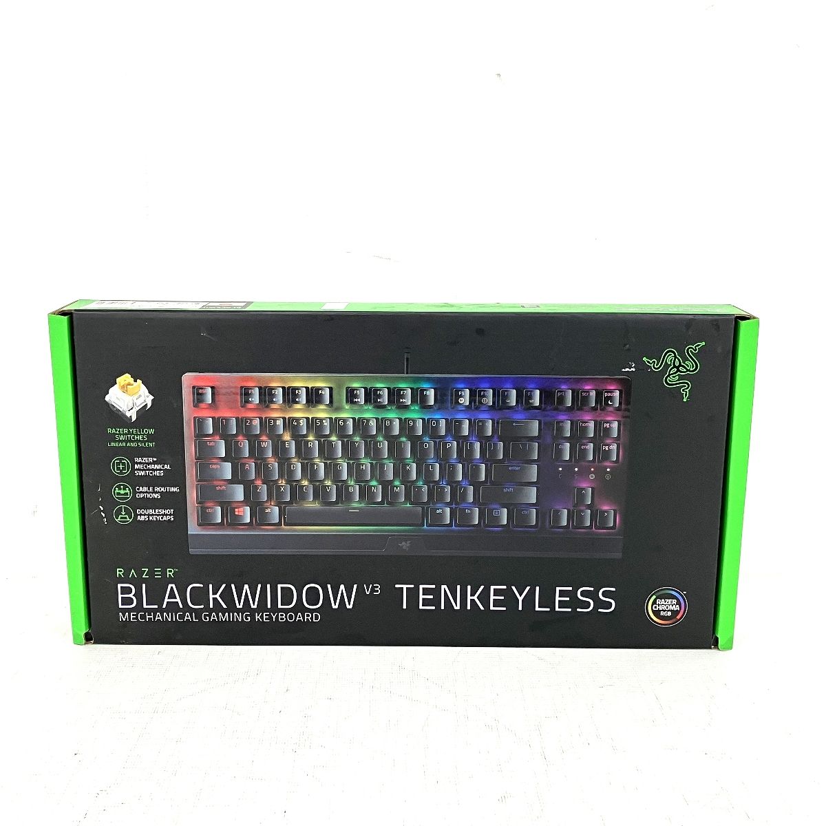 Razer BLACKWIDOW V3 TENKEYLESS メカニカル ゲーミングキーボード 有線 レイザー PC Y10596542