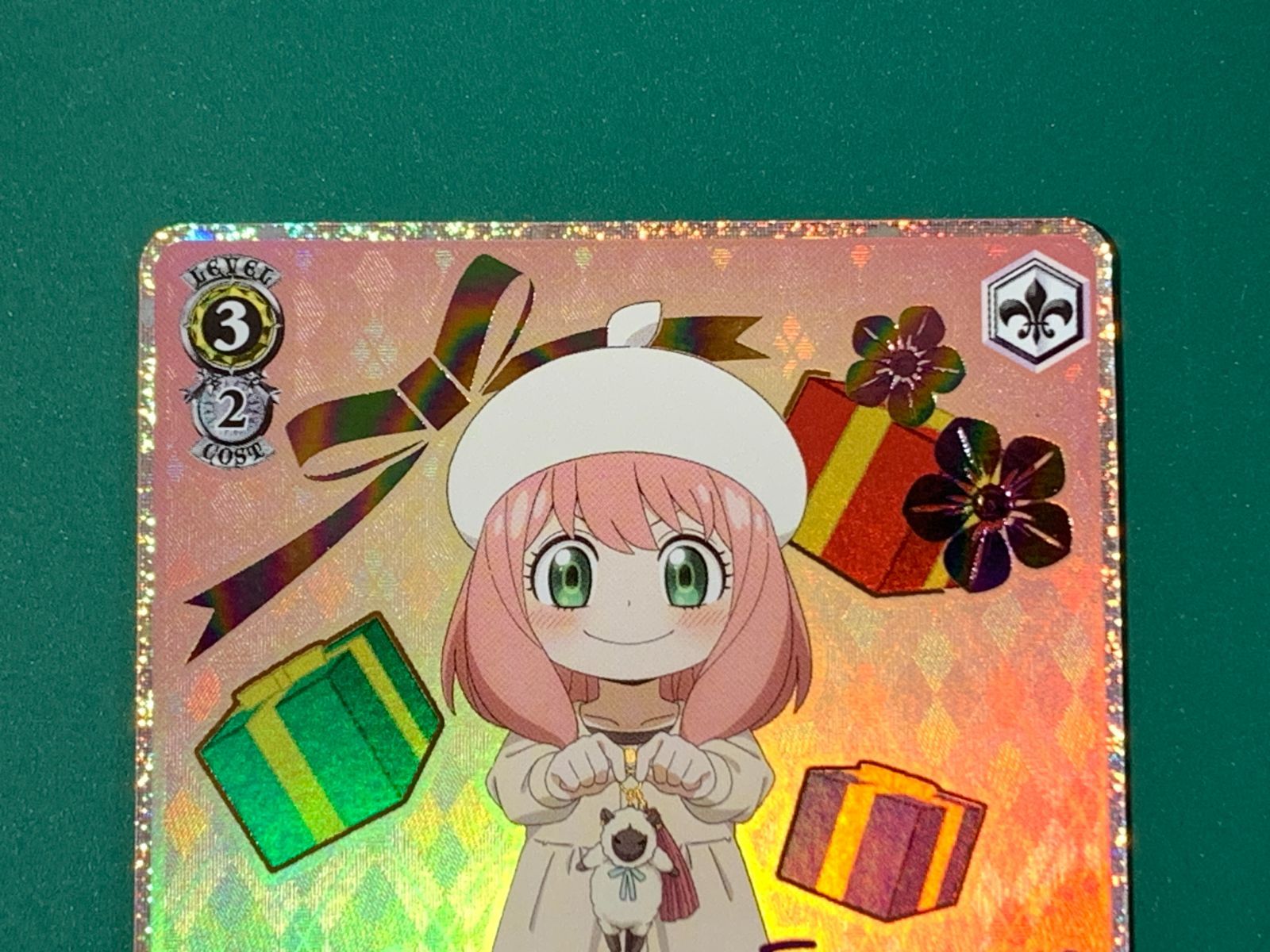 紫波54-9-1108 傷有り ヴァイスシュヴァルツ おそろいのキーホルダー アーニャ SPY S 106-003 SEC