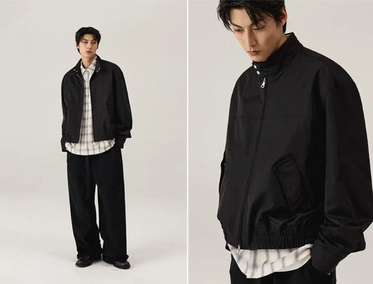 キミュア 2-WAY リラックスド ハリントン ジャケット