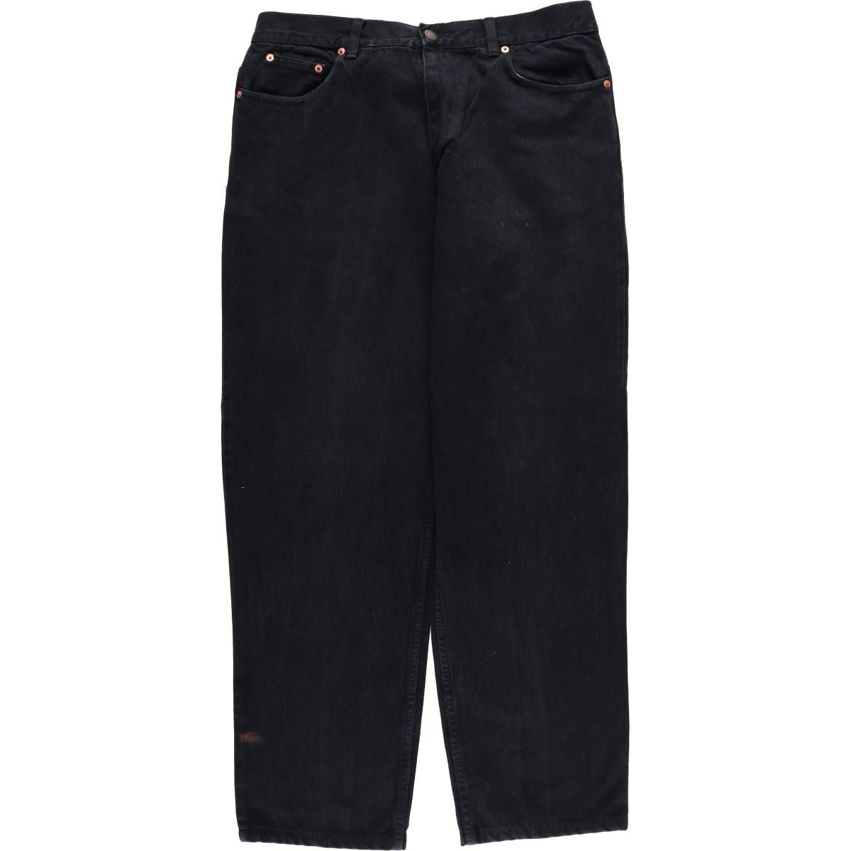 古着 ゲス Guess ブラックデニム テーパードデニムパンツ メンズw35相当 eaa545080