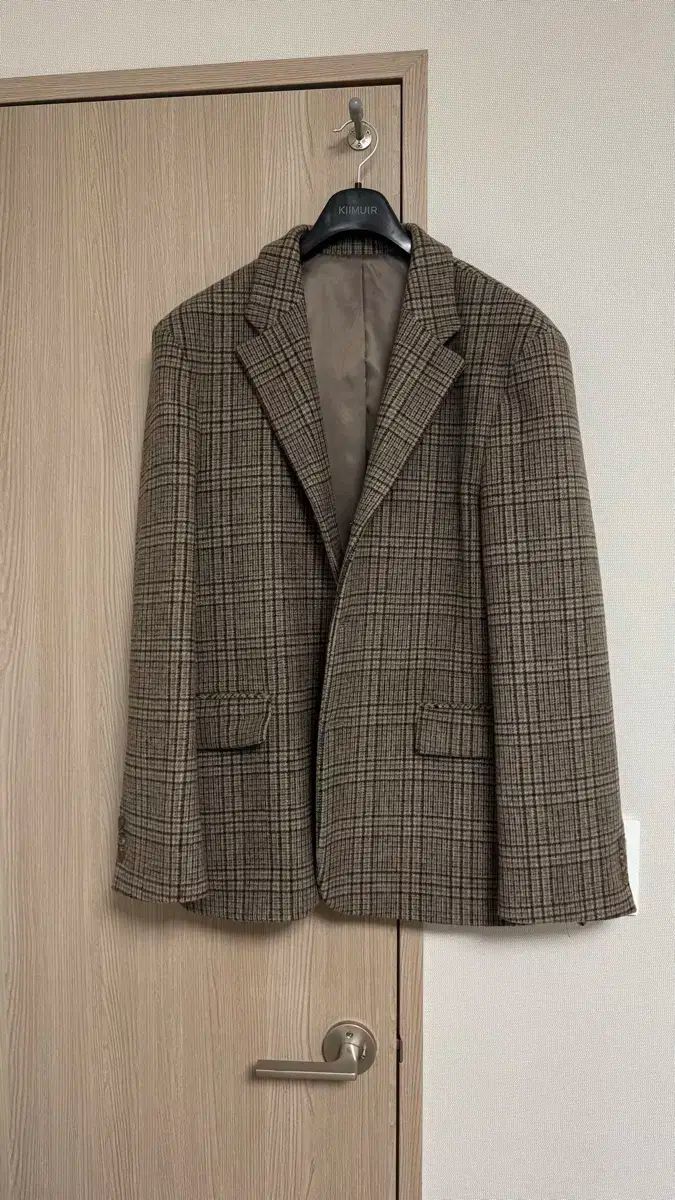 キミュア サープラス ウール WOOL 65 ブレーザー_CHECK