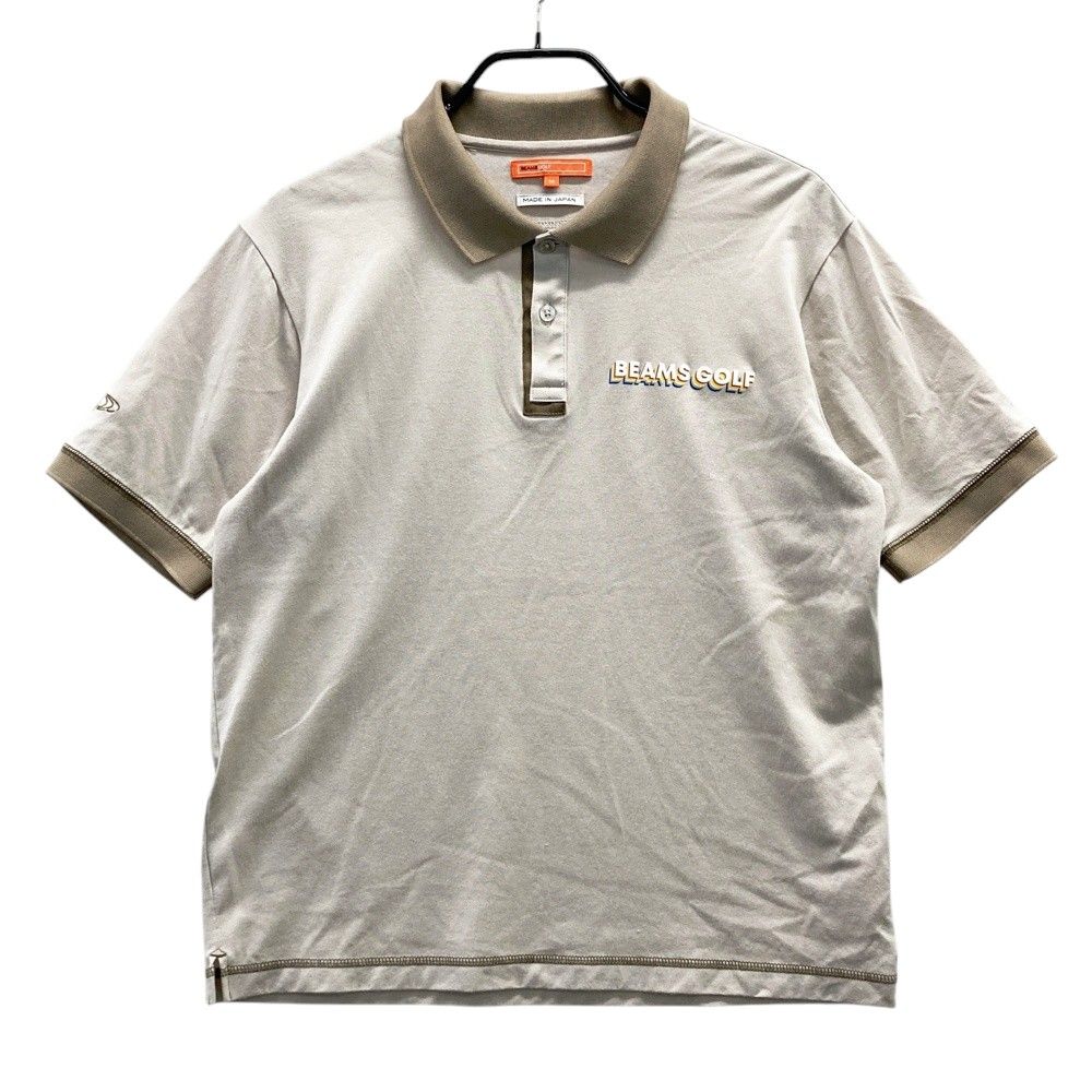 サイズ M BEAMS GOLF ビームスゴルフ 半袖ポロシャツ ベージュ系 240101547453 ゴルフウェア メンズ ストスト