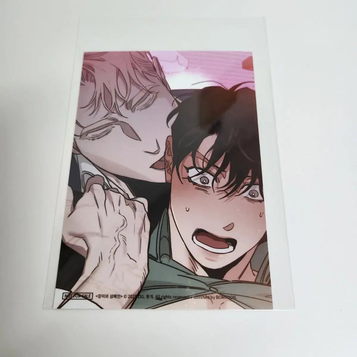 BOMTOONポップアップ BOM SWEET HOME とシャンパン スキンシップ プリント写真 特典