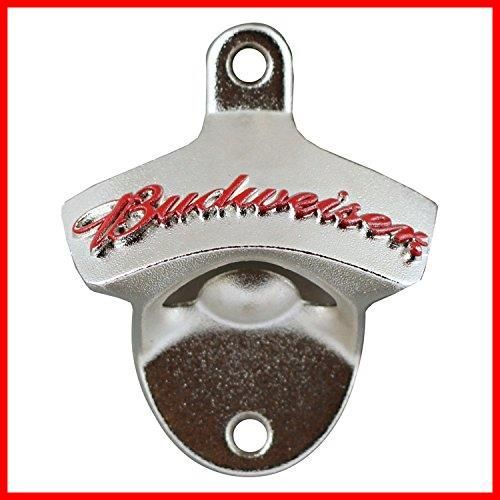 レトロ 居酒屋 Budweiser バドワイザー BAR ボトルオープナー メタルウォールマウント アメリカ雑貨 壁面 栓抜き