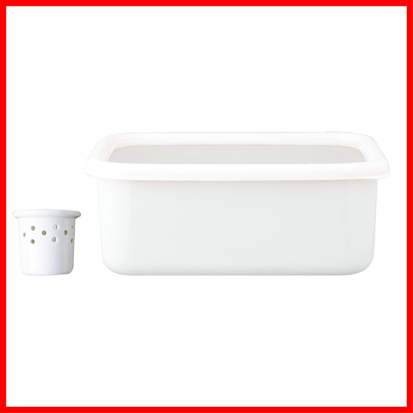 NK-201 2.8L ちょっとぬか漬け容器 漬物容器 ホーロー 富士ホーロー