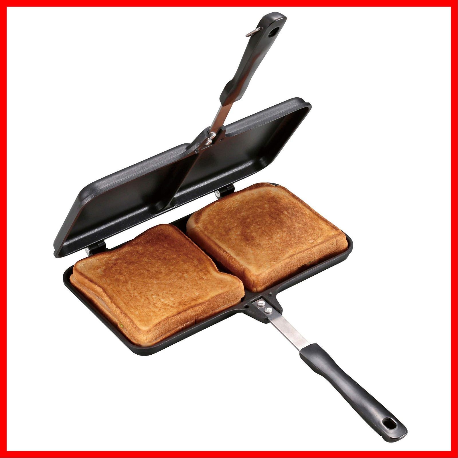 数量 ふっ素樹脂加工 トーストメーカー ホットサンドメーカー ホットサンドトースター IH対応 直火用 キャストアルミ BBQ用 STAG キャプテンスタッグ CAPTAIN