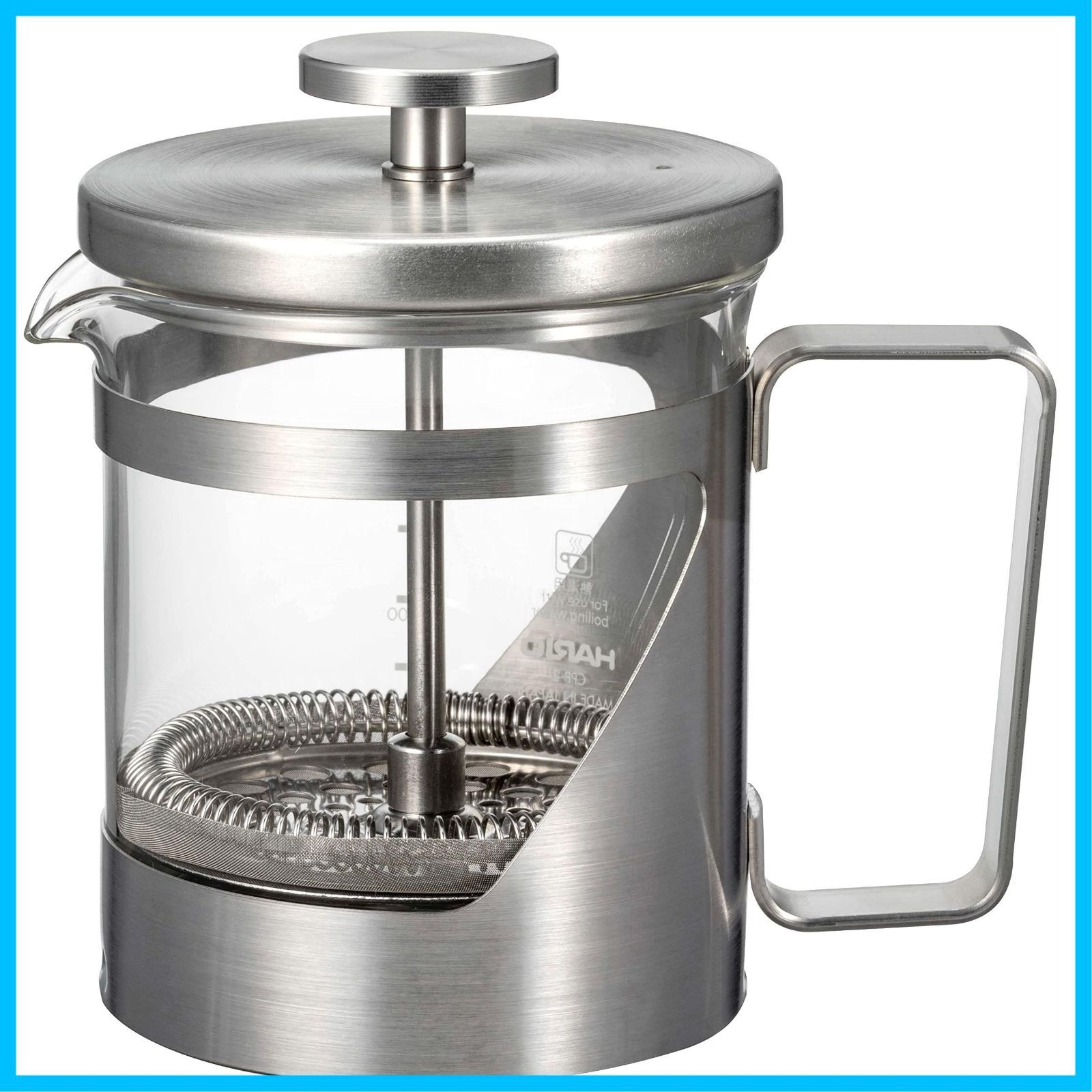 数量 HARIO ハリオ ハリオール 7 プレス式コーヒー 耐熱ガラス ステンレス 実用容量300ml シルバー THSV-2-HSV
