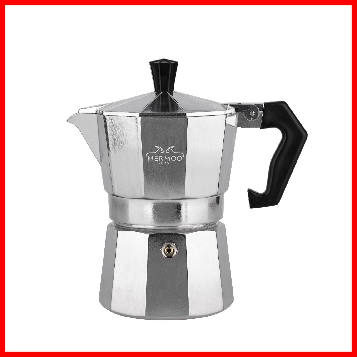 3Cup 直火エスプレッソメーカー 150ml モカポット メルムー イーラン アルミ コーヒーメーカー YILAN アウトドア コーヒー MERMOO エスプレッソマシン