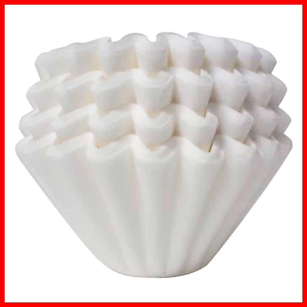 ホワイト 2 4人用 100枚入り ウェーブフィルター185 22199 カリタ