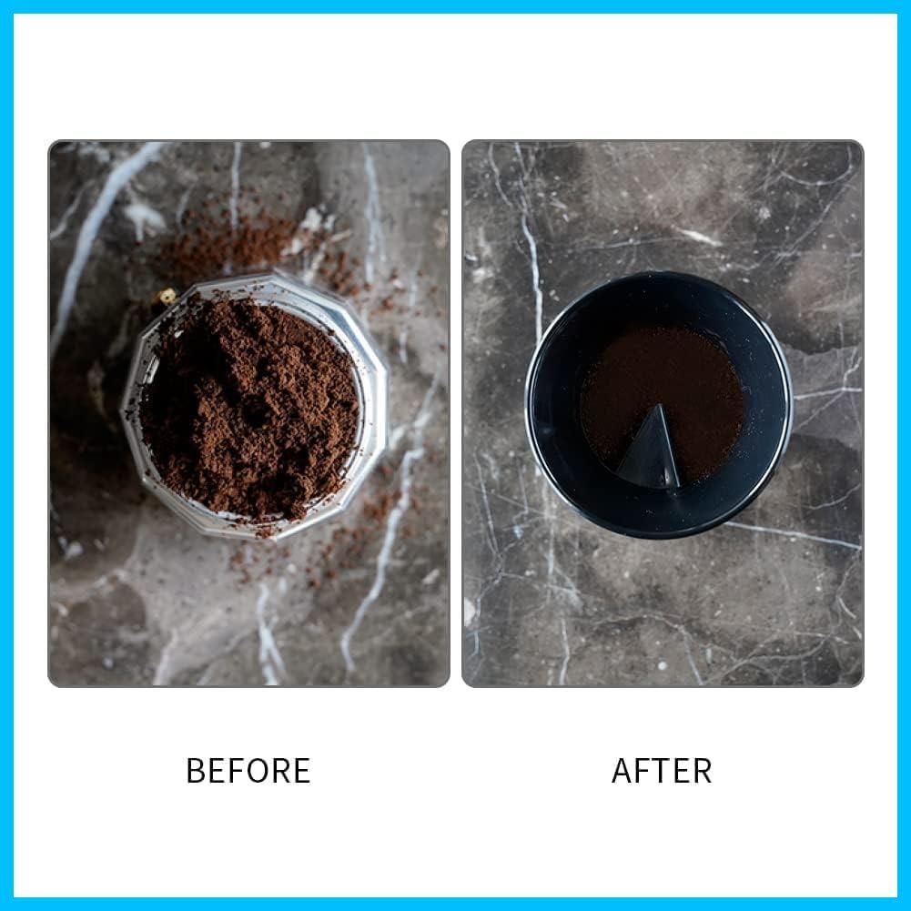 54mmドージングフリング ドージングファンネル 直火式エスプレッソメーカー モカポット ブリッカ2カップ用 モカエキスプレス3カップ用 watchget ブラック